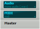 MultitrackStudio tracks view