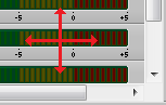 Scrolling the mixer sections