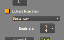 Add Click Track window
