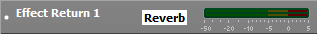 Effect Return with Reverb label