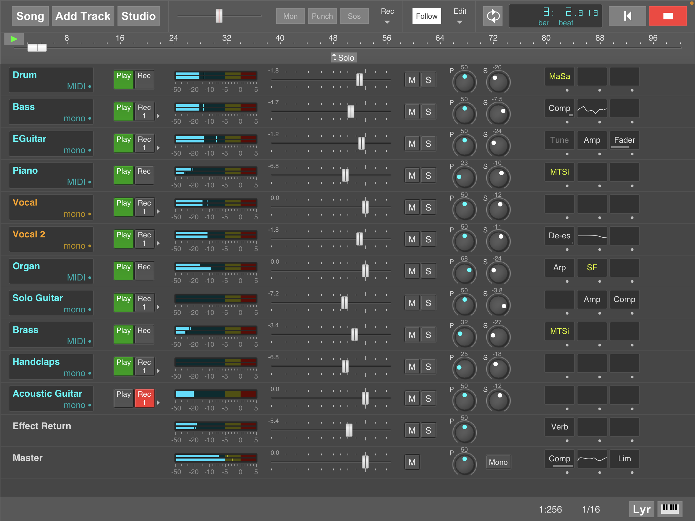 MultitrackStudio for iPad