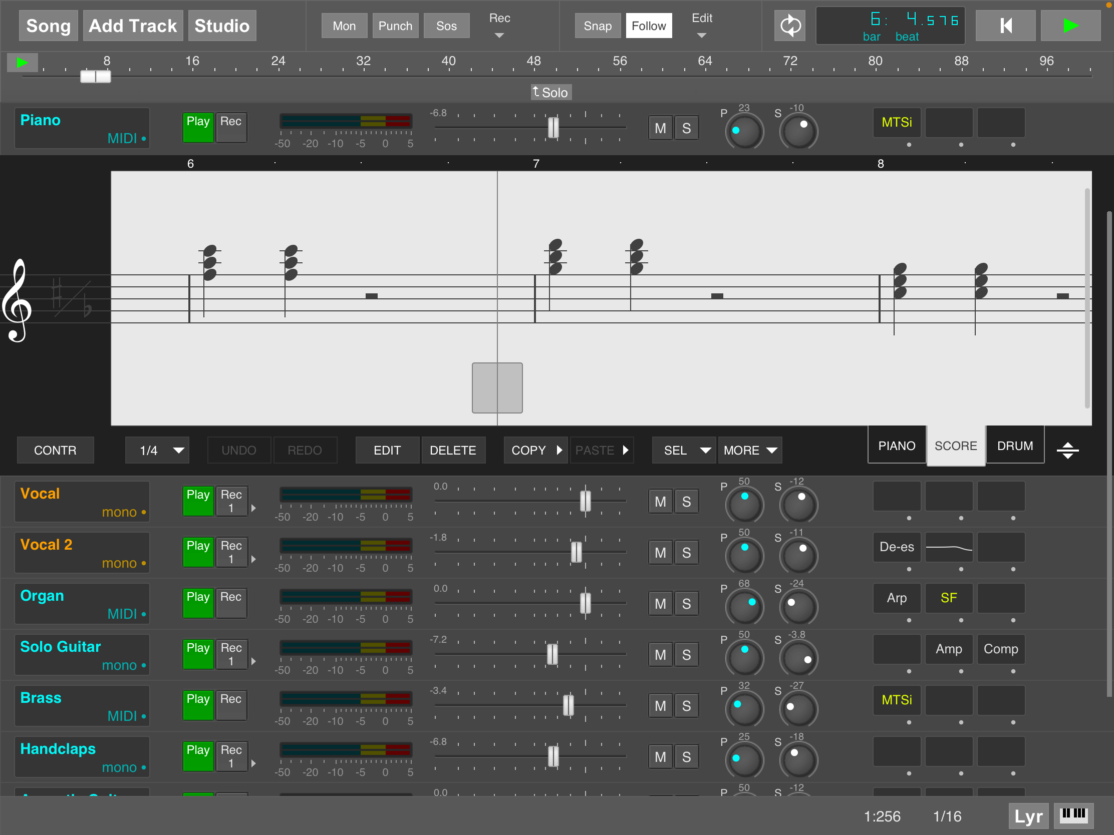 Score editor