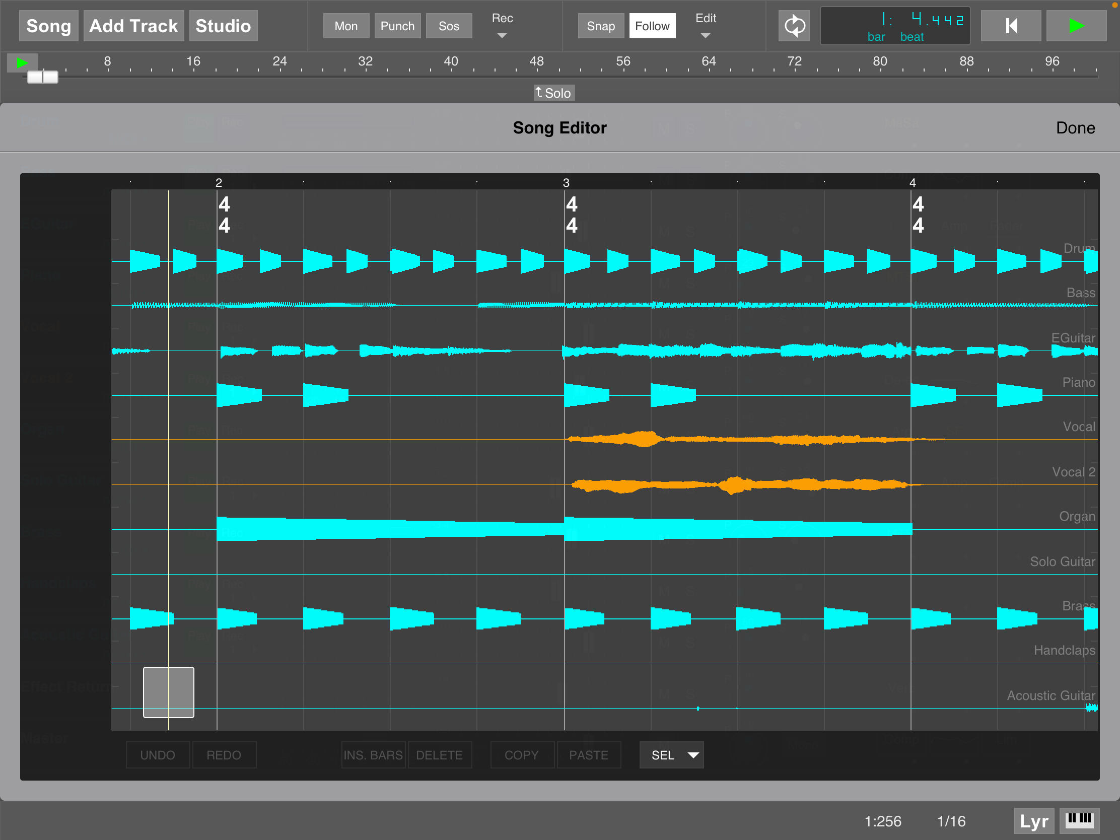Song editor