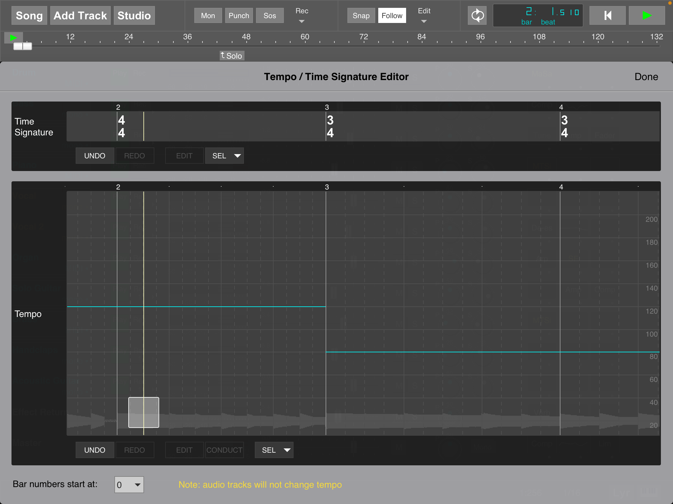 Tempo editor