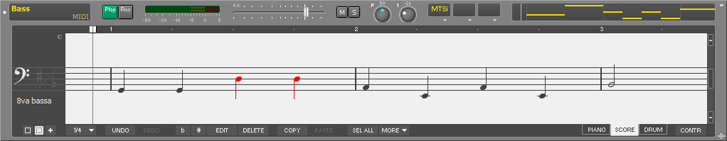 Score editor