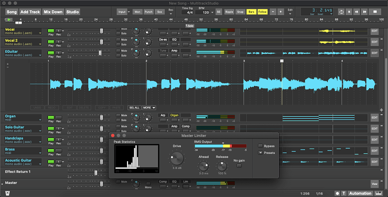 MultitrackStudio for Mac Lite 9.4.2 full