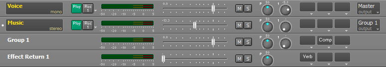 Using Effect Send bus as sidechain input